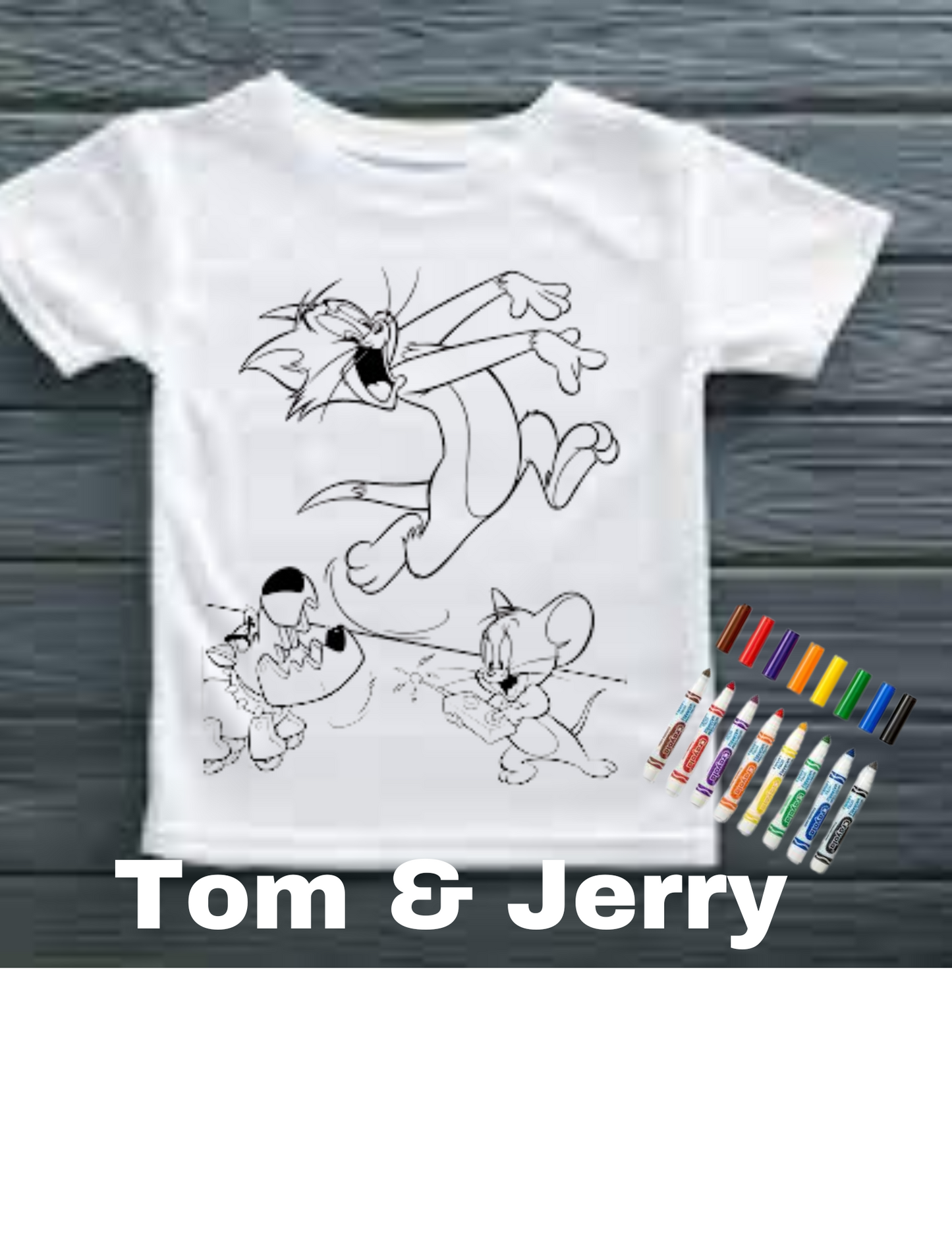 Tom & Jerry Coloring T'shirt