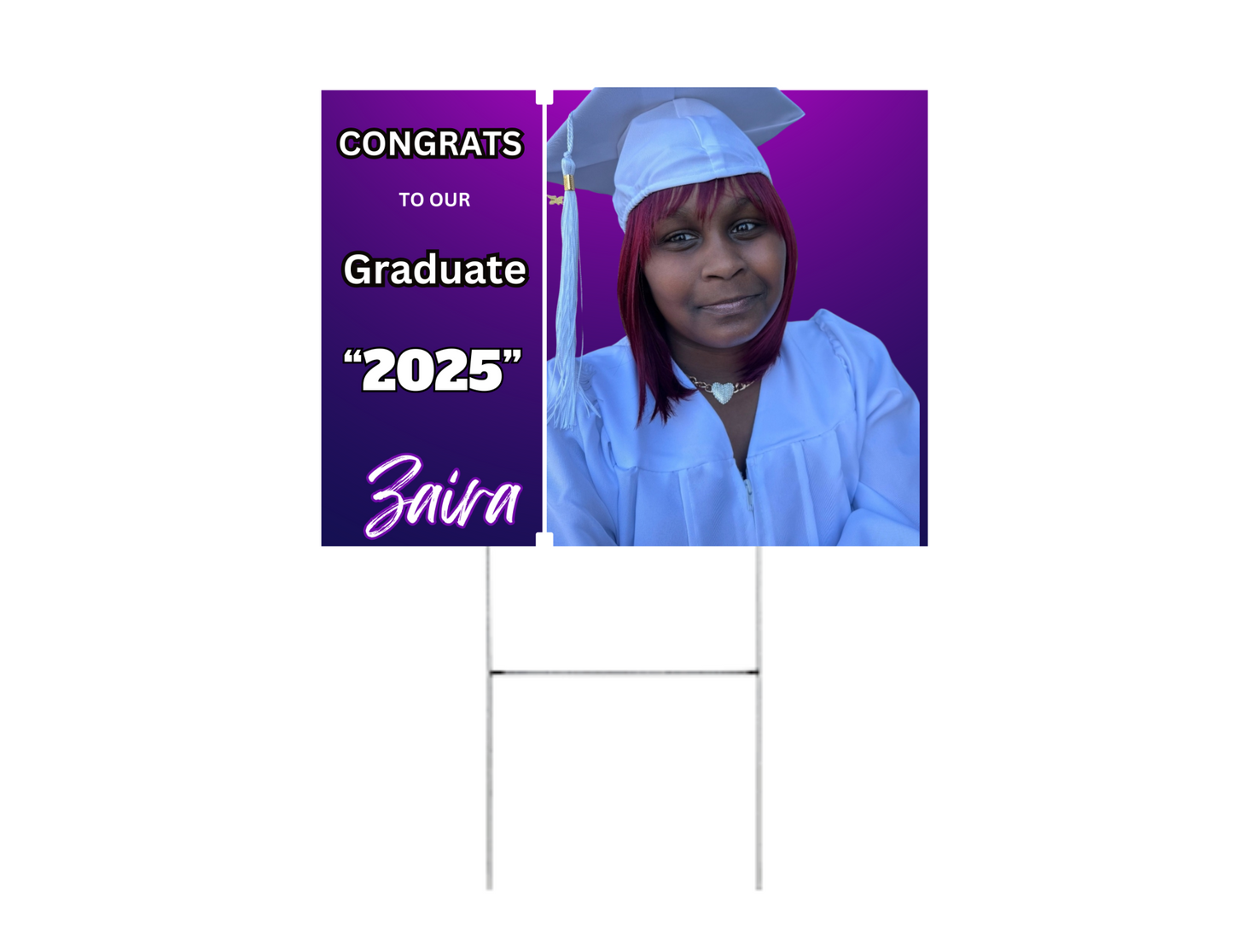 Grad Yard sign