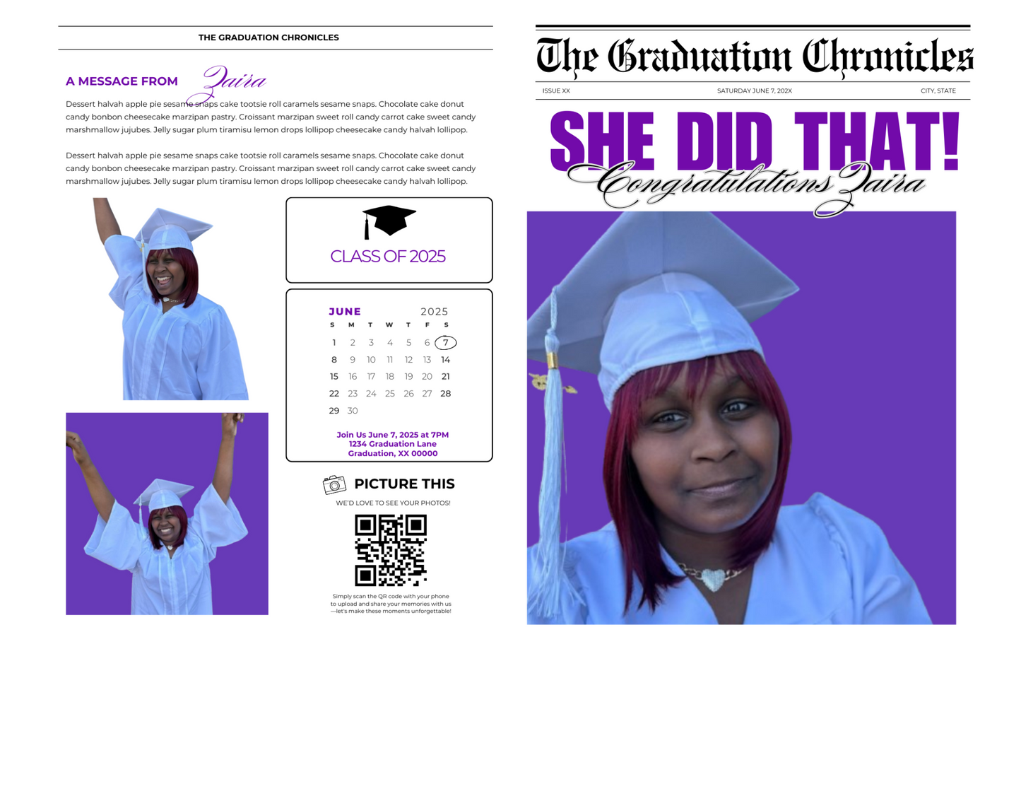 Grad News paper article