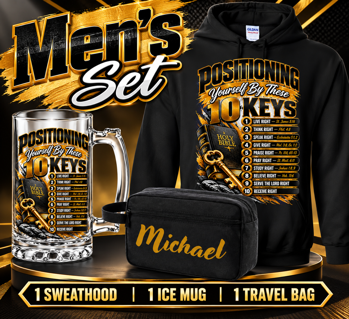 Men's Set 10 Key of Positioning Yourself