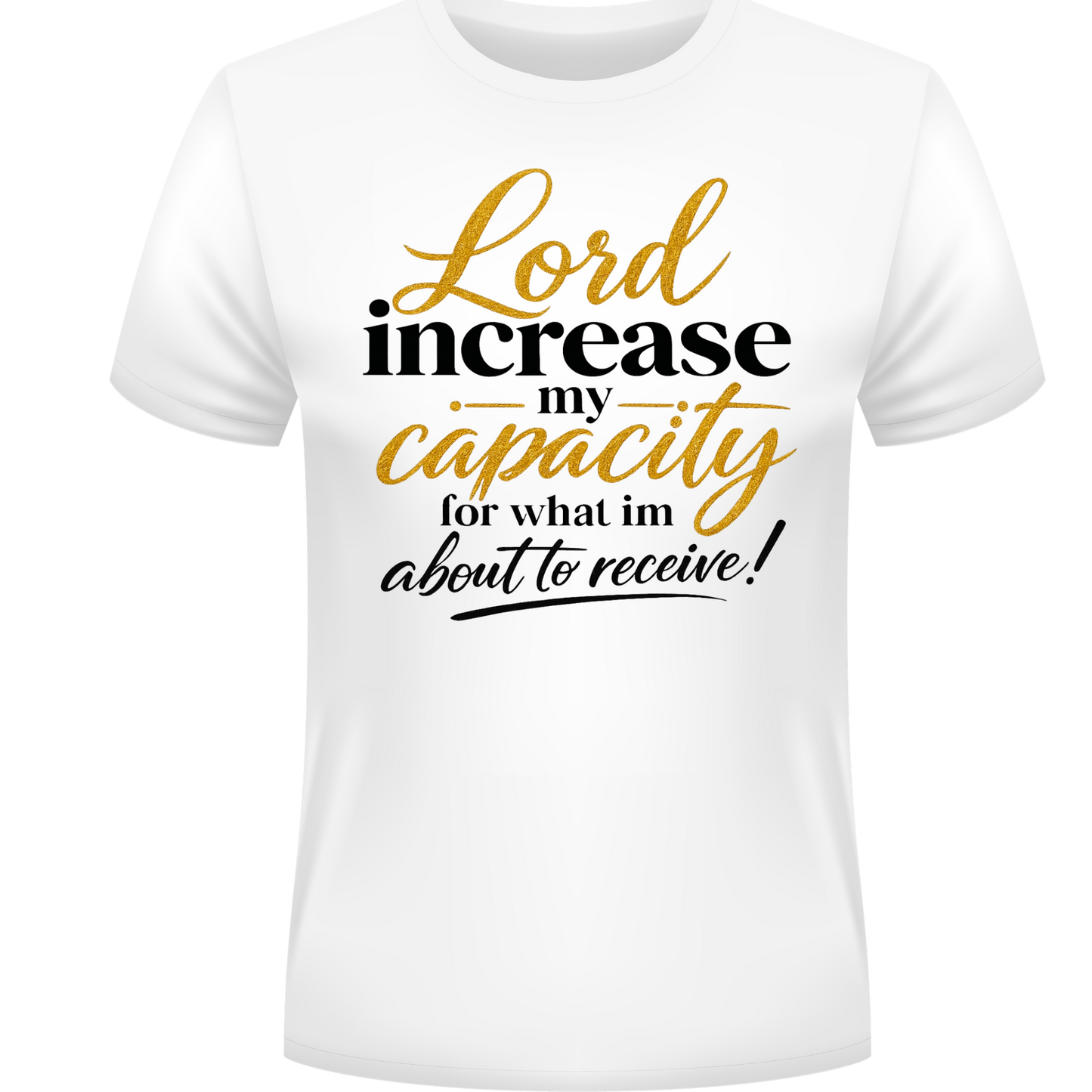 Lord Increase my capacity