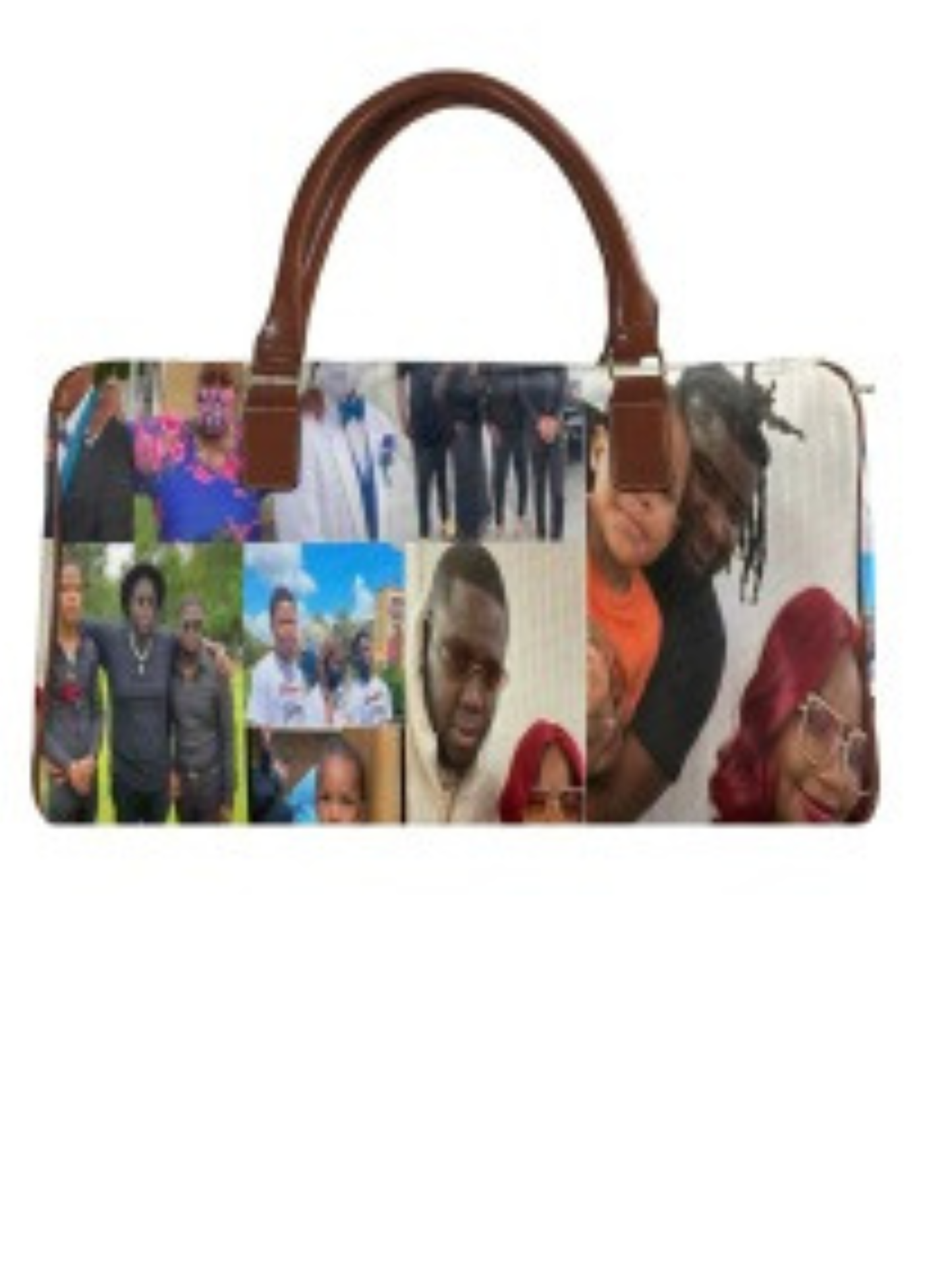 Brown hand held travel bag ( Small)