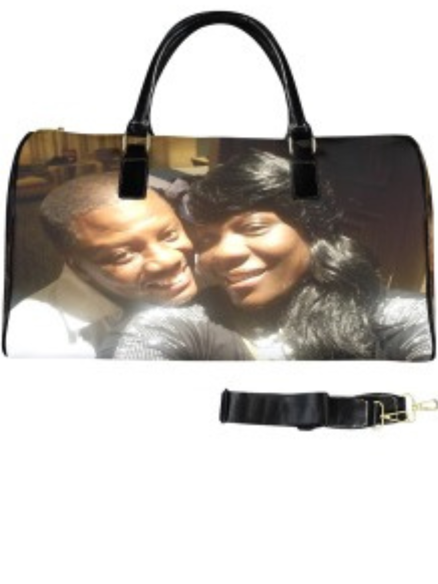 Black hand held travel bag (Large)