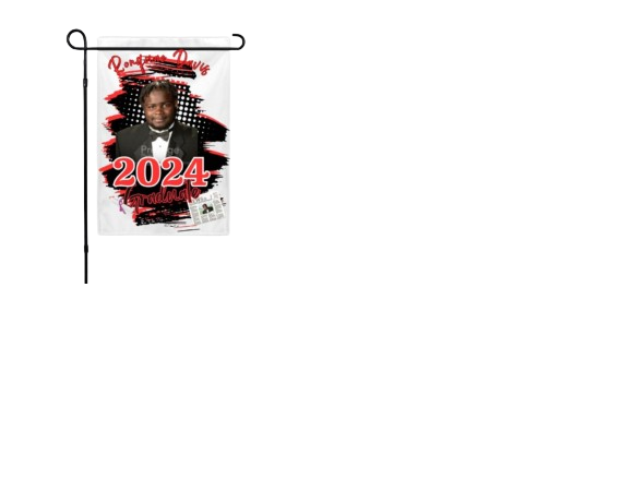 Garden Flag with pole