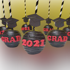 Graduation Candy Apple