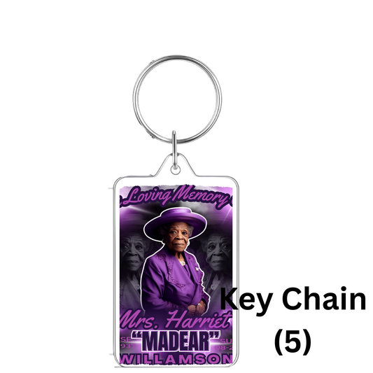 5 Memorial Key Chain
