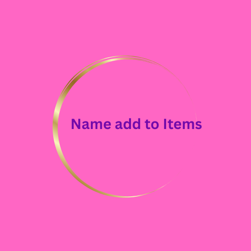 Name Add to item ( Vinyl or UV DTF)