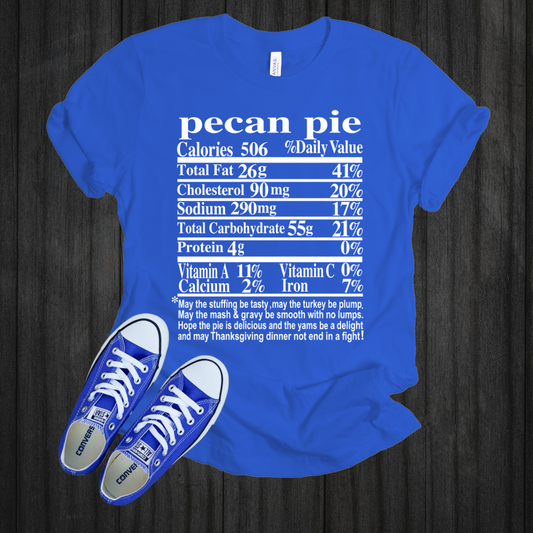 Thanksgiving Ingredients ( Pecan Pie)