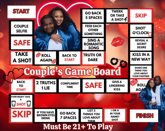 Sweat Hearts Game Board