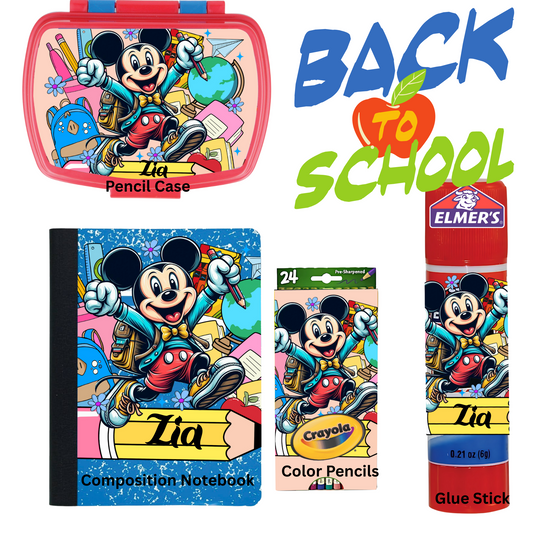 Back To School Mickey Mouse
