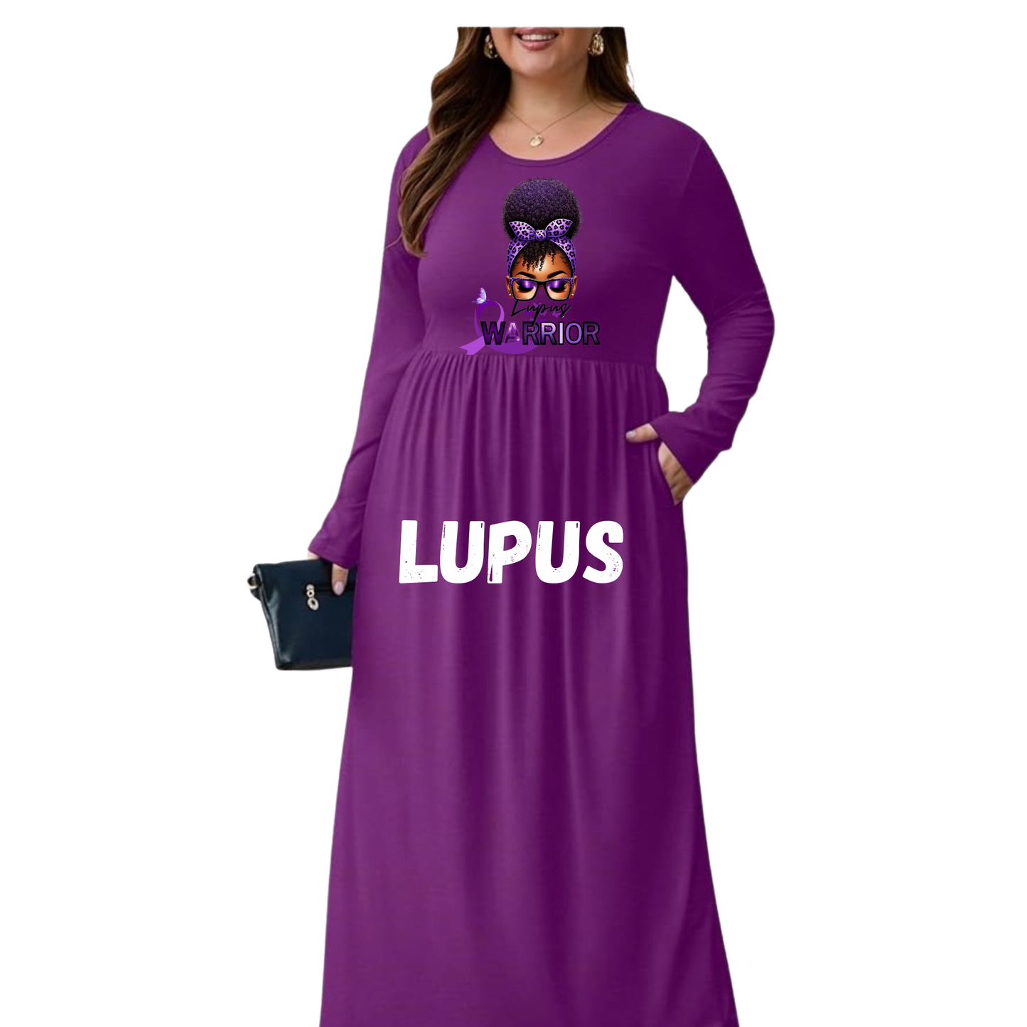 Lupus Awareness Maxi Dress