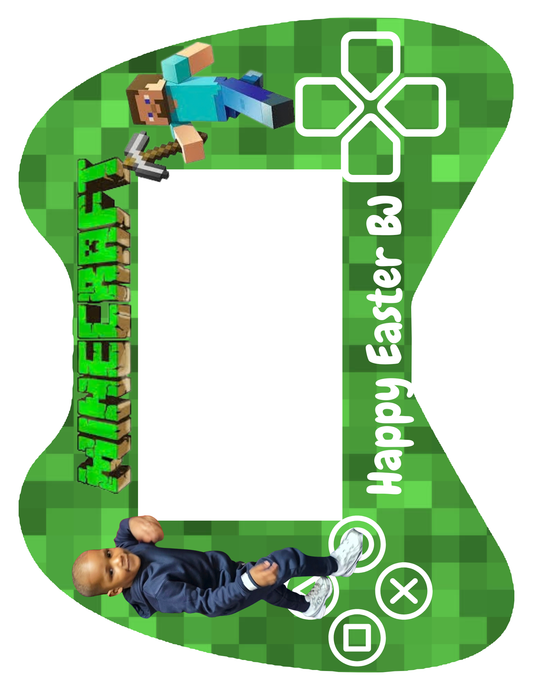 Minecraft Game Controller - Easter Basket
