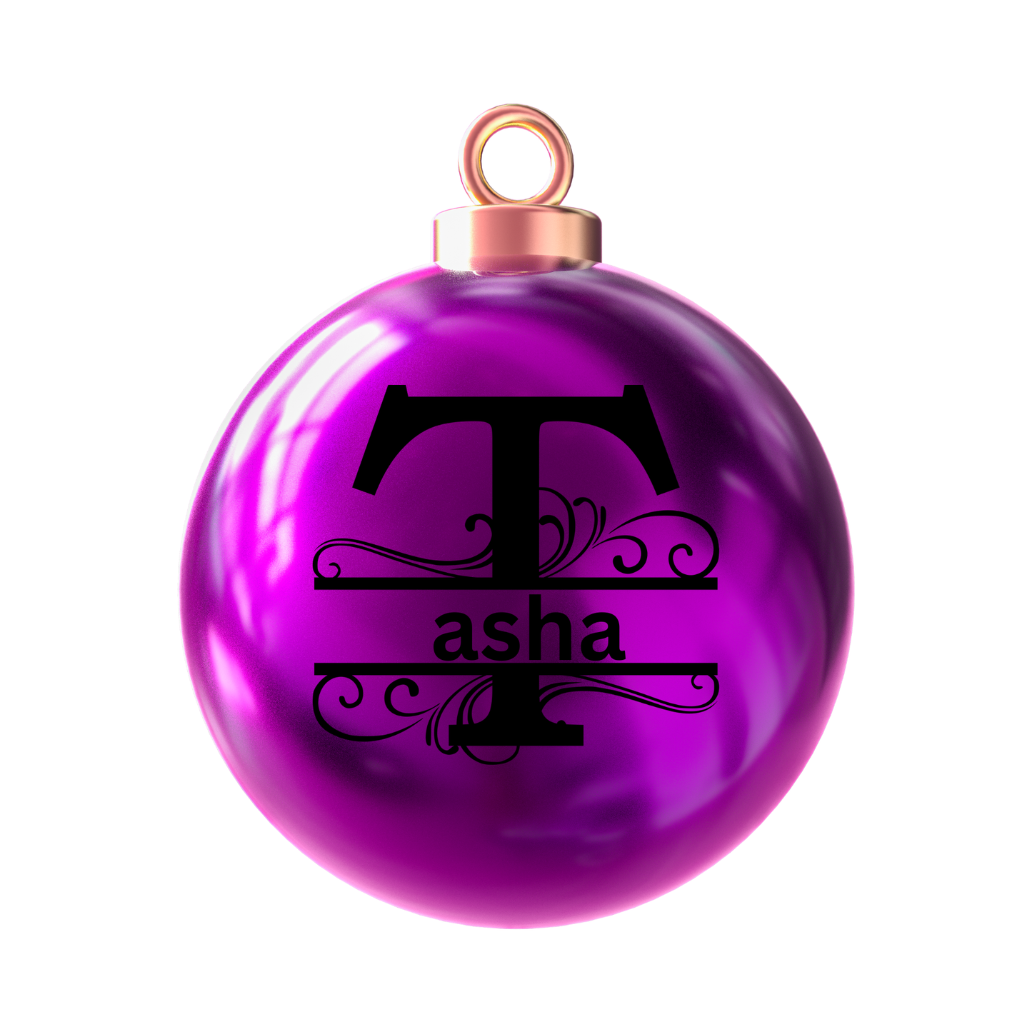 Monogram Christmas Ornaments