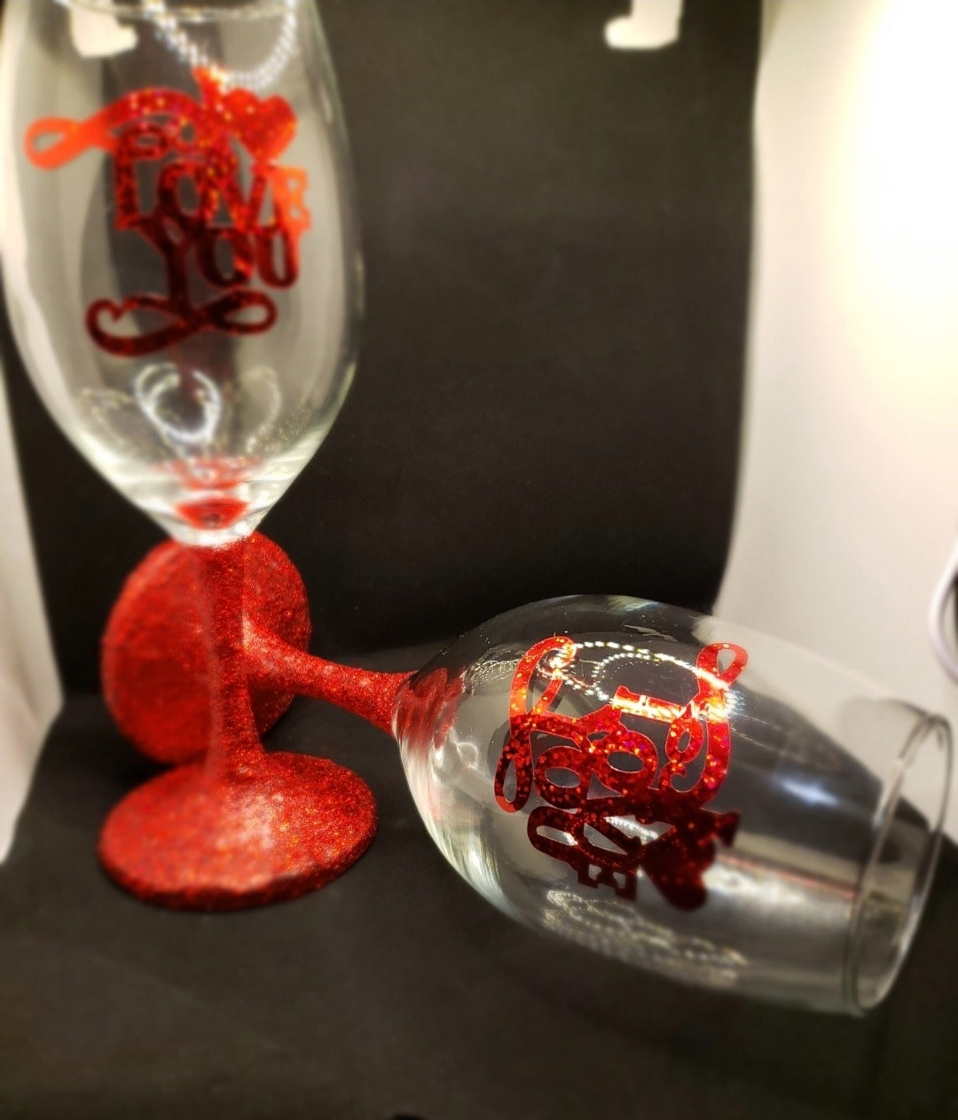 His & Her's Wine glasses