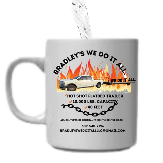 Bradley we do it all coffee mug
