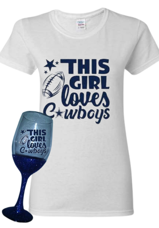 Woman Short Sleeves Dallas Cowboy