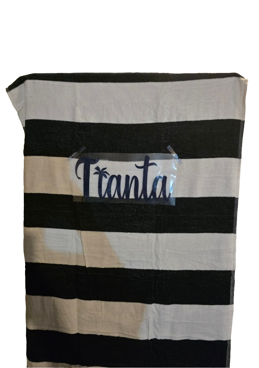 Personalize Beach Towels ( Just the name)
