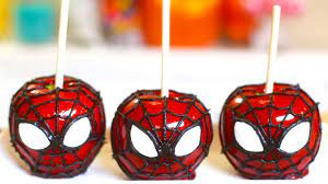 Custom Spider-Man Candy Apple