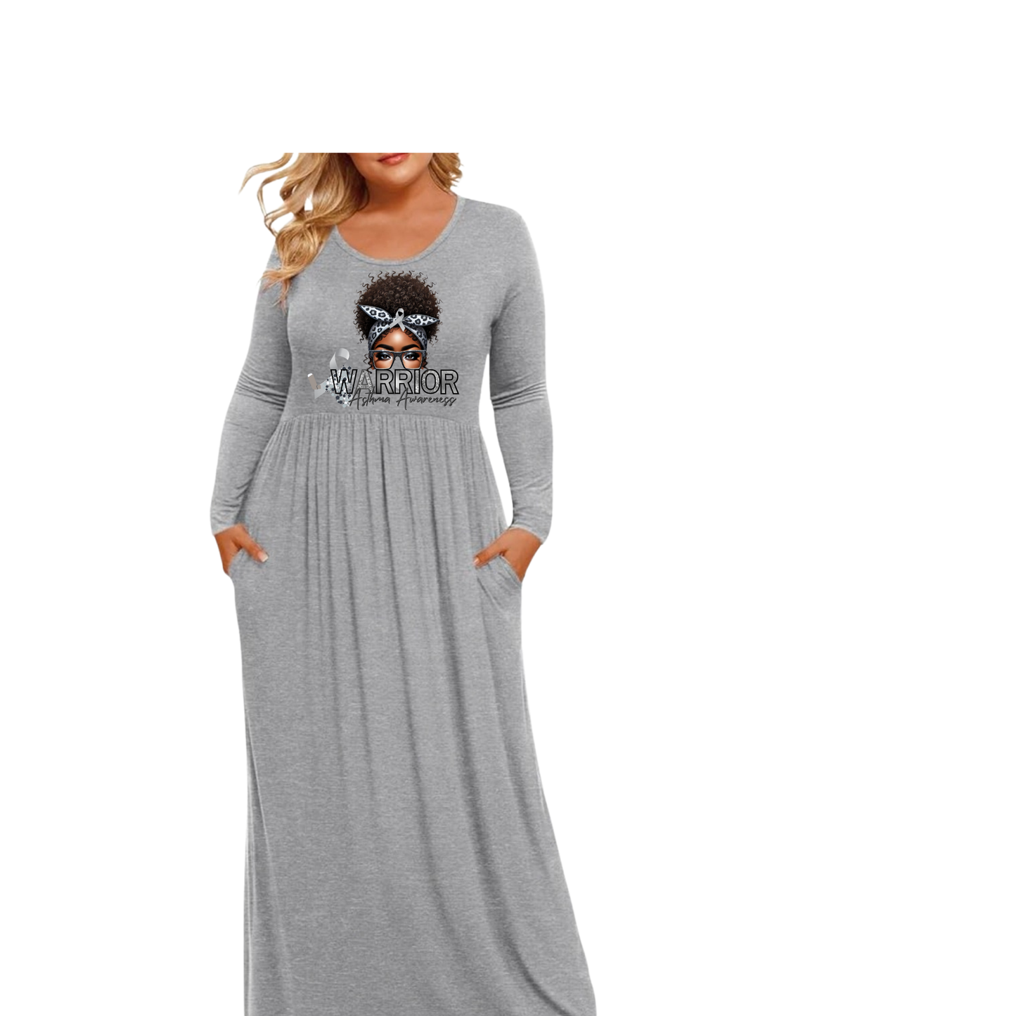 Asthma Awareness Maxi Dress