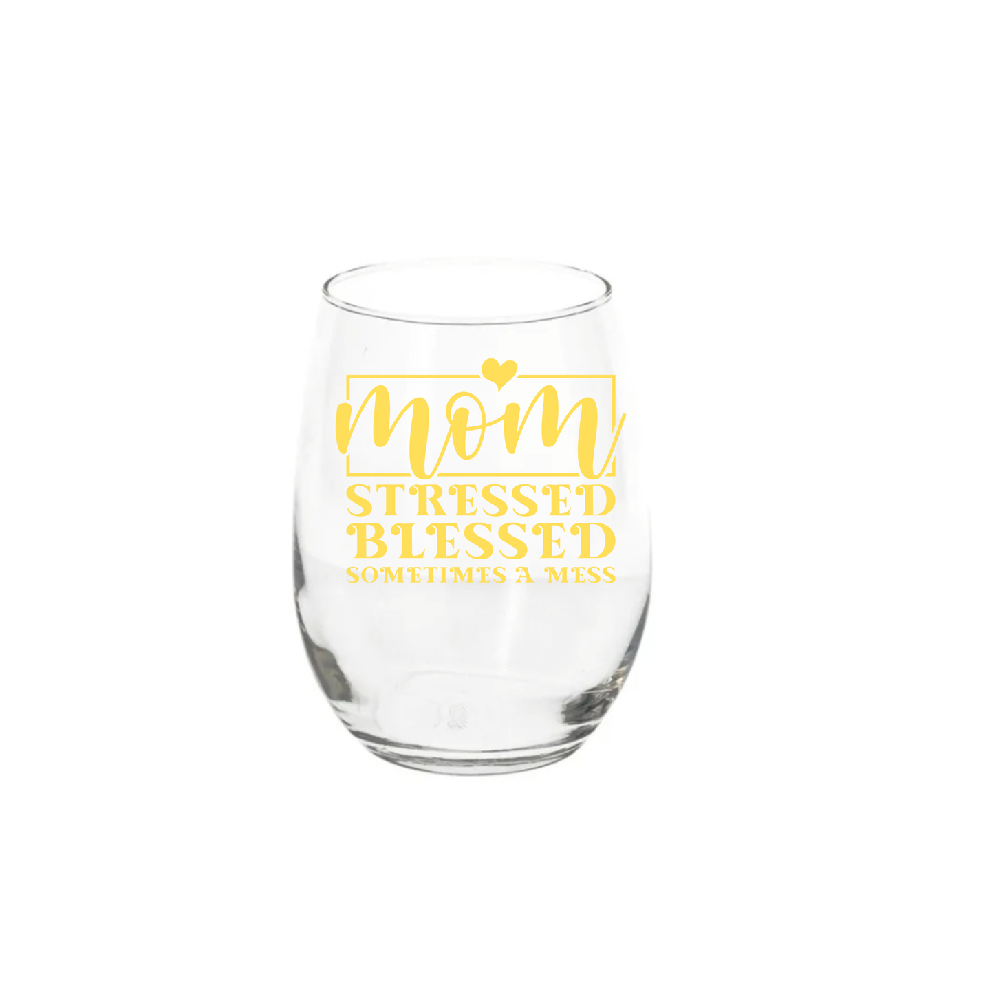 Customized Stemless Glass