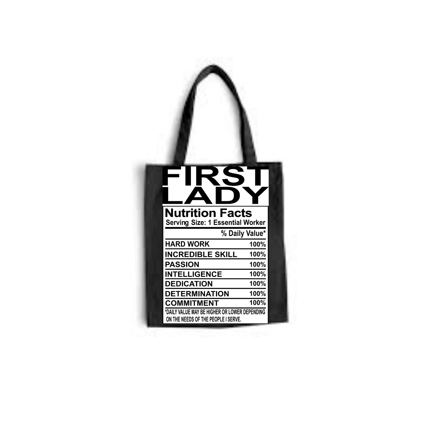 First lady tote bag